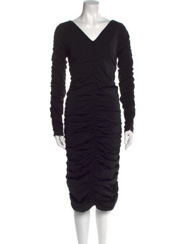 Helmut Lang Dresses V-Neck Mini Dress M