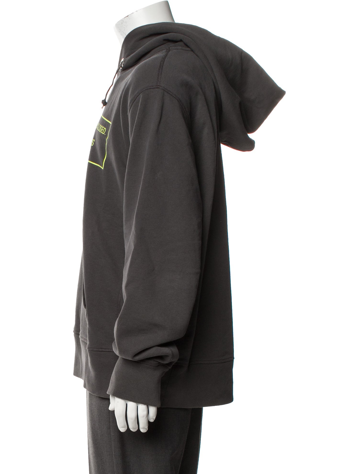Helmut Lang Graphic Print Crew Neck Hoodie
