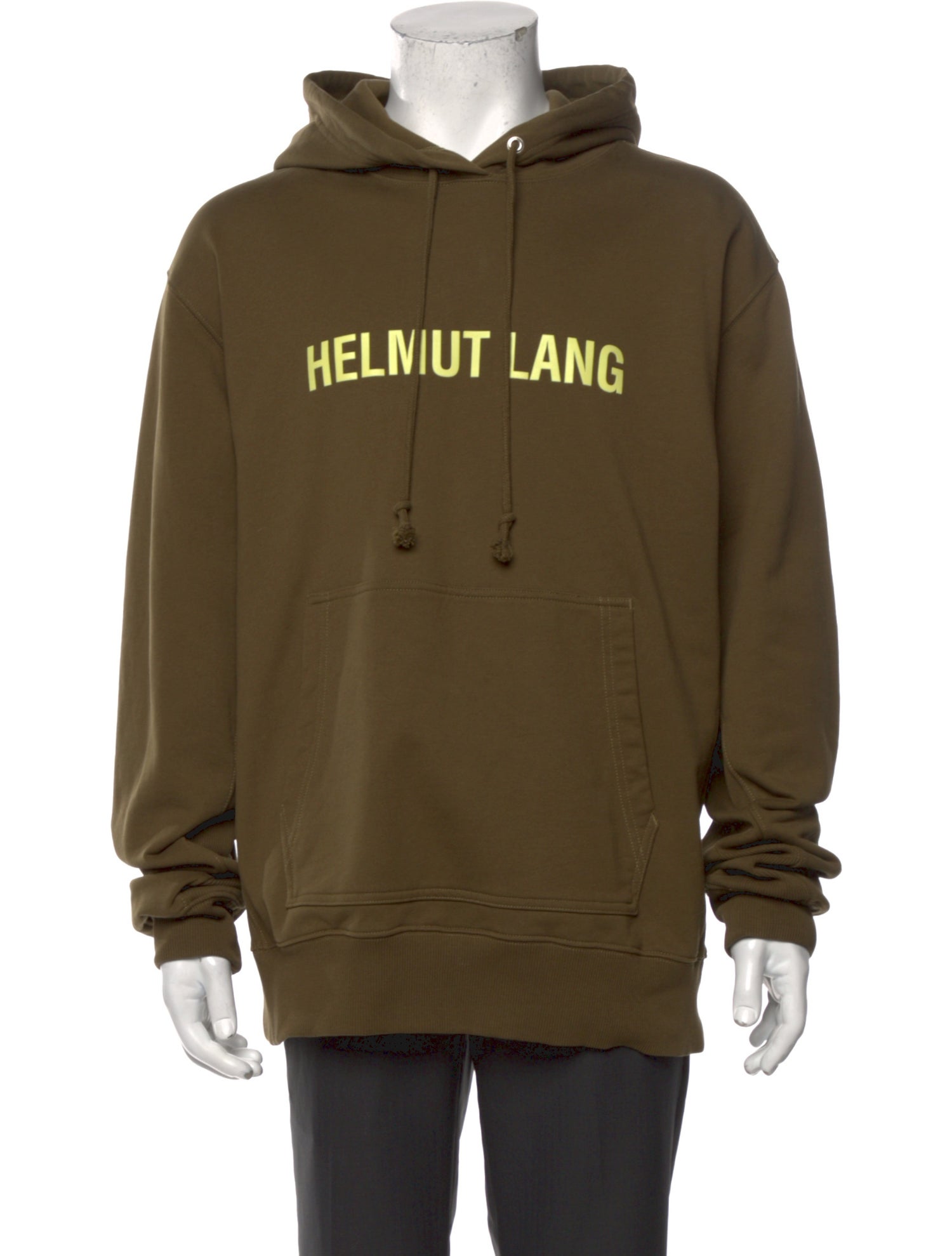 Helmut Lang Printed Crew Neck Hoodie
