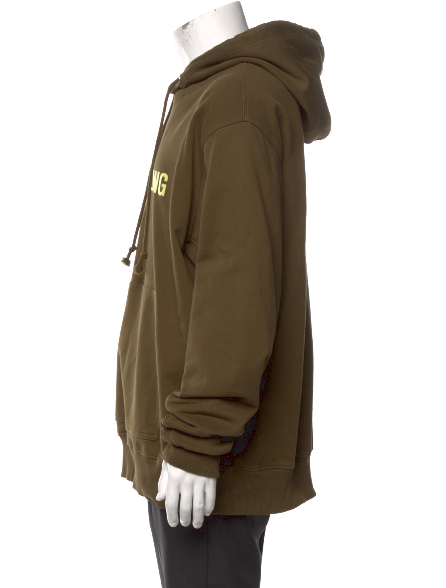 Helmut Lang Printed Crew Neck Hoodie