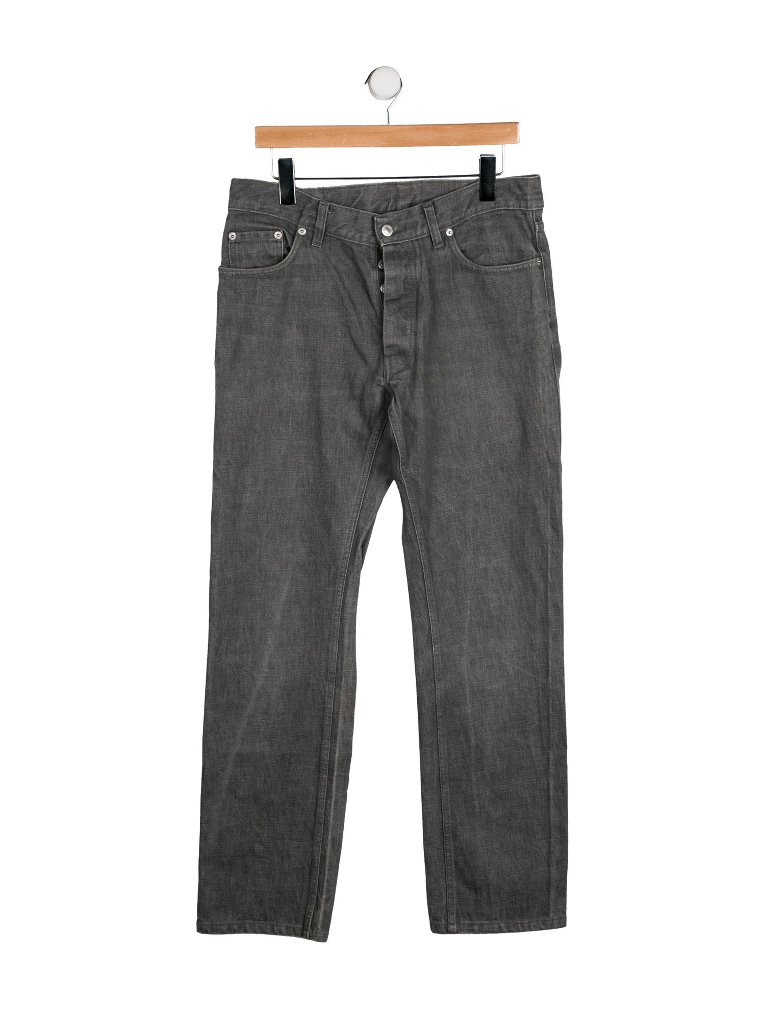 Helmut Lang Vintage Straight-Leg Jeans - Grey, 19