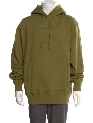 Helmut Lang Sweatshirts & Hoodies Graphic Print Crew Neck Hoodie XXL