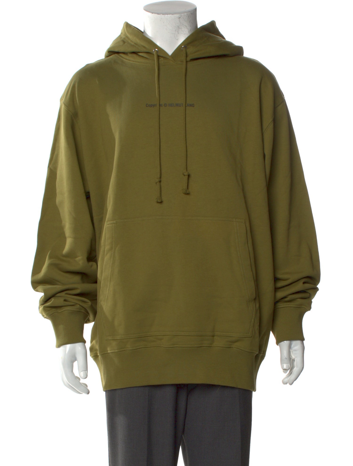 Helmut Lang Graphic Print Crew Neck Hoodie