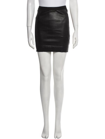 Helmut Lang Skirts Leather Mini Skirt US 0 | XS