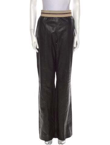 Helmut Lang Pants Leather Wide Leg US 0 | XS