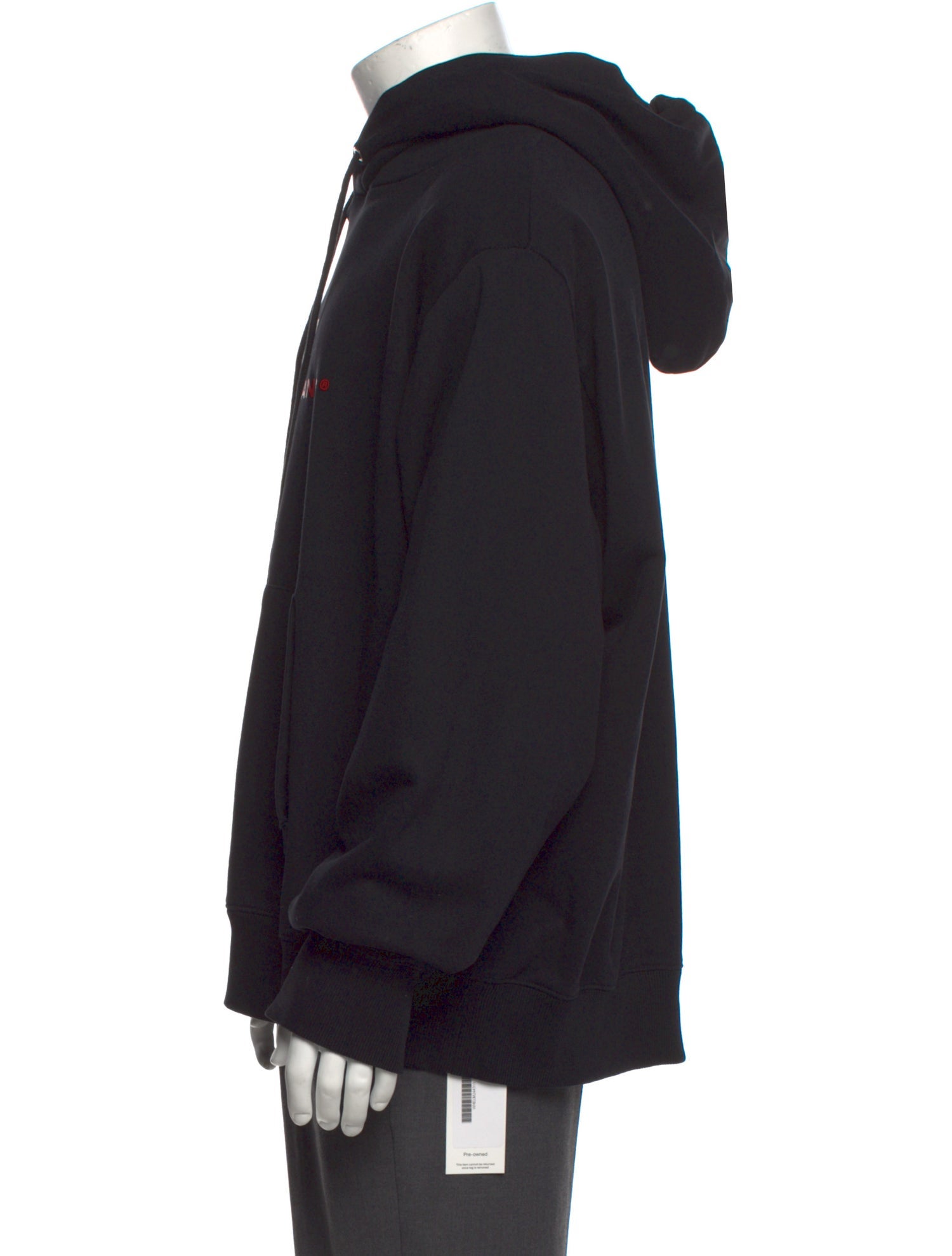 Helmut Lang Graphic Print Crew Neck Hoodie