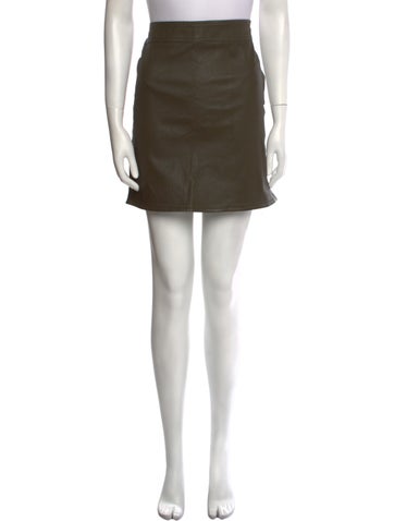 Helmut Lang Skirts Lamb Leather Mini Skirt US 8 | M