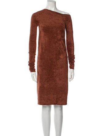 Helmut Lang Bateau Neckline Mini Dress