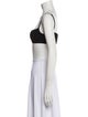 Helmut Lang Square Neckline Sleeveless Crop Top