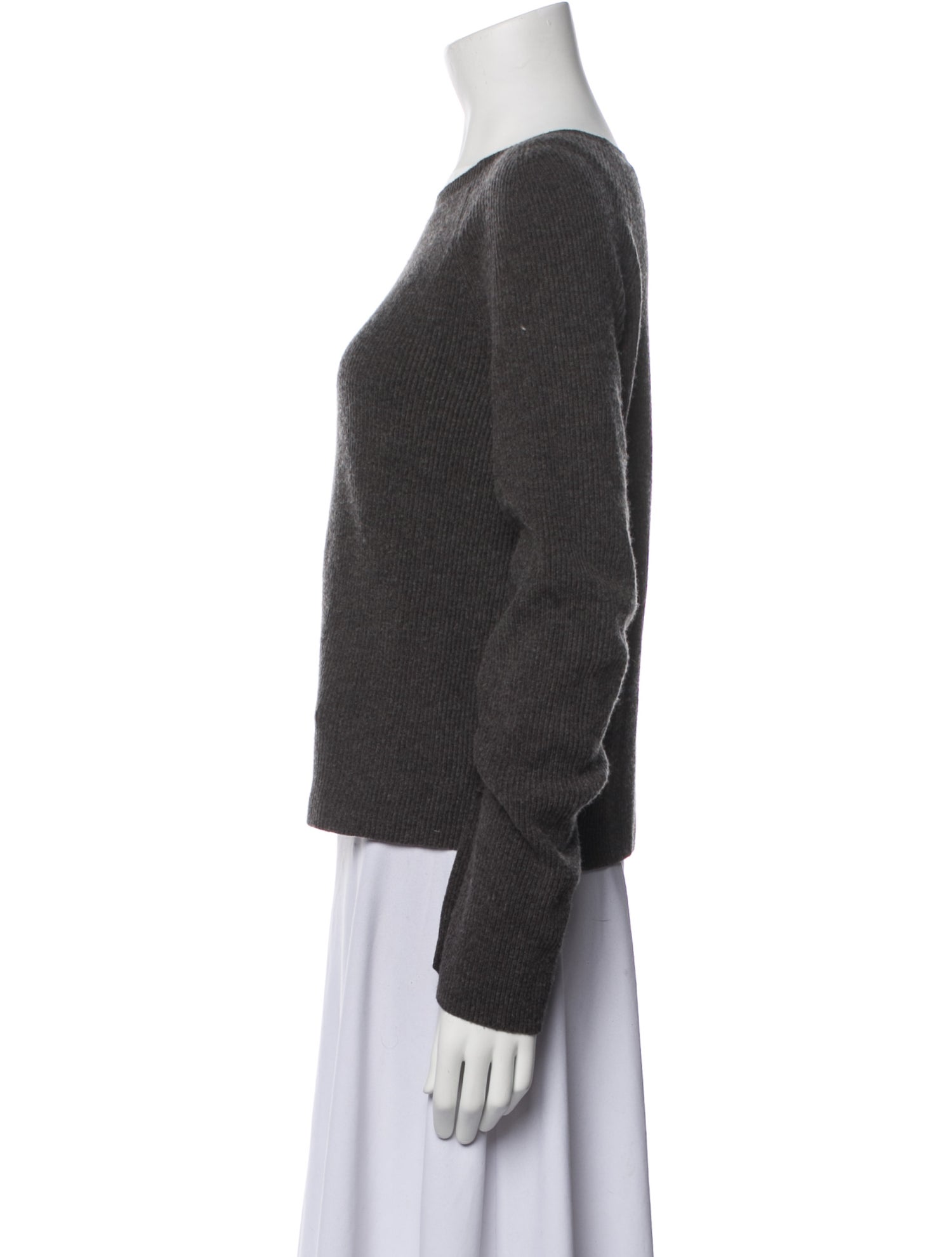 Helmut Lang Wool Scoop Neck Sweater