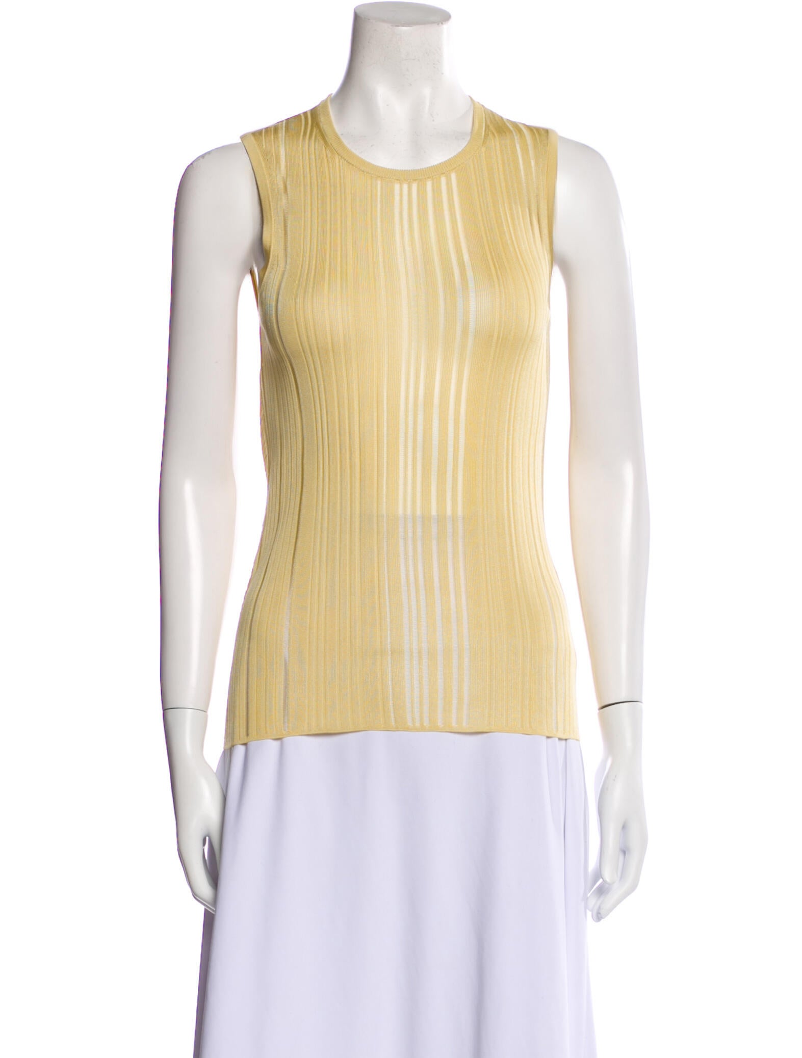 Helmut Lang Crew Neck Sleeveless Top w/ Tags