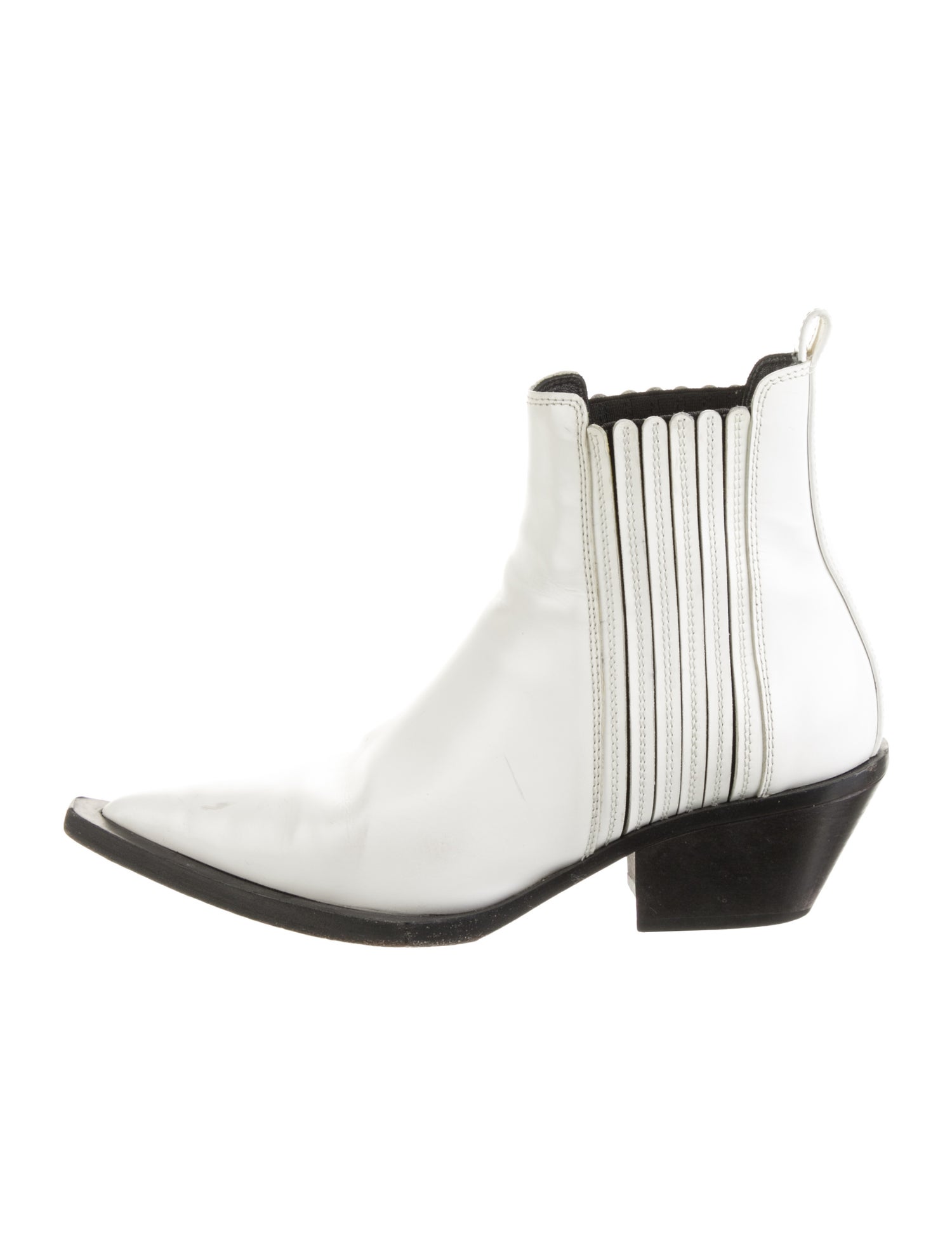 Helmut Lang Leather Western Boots