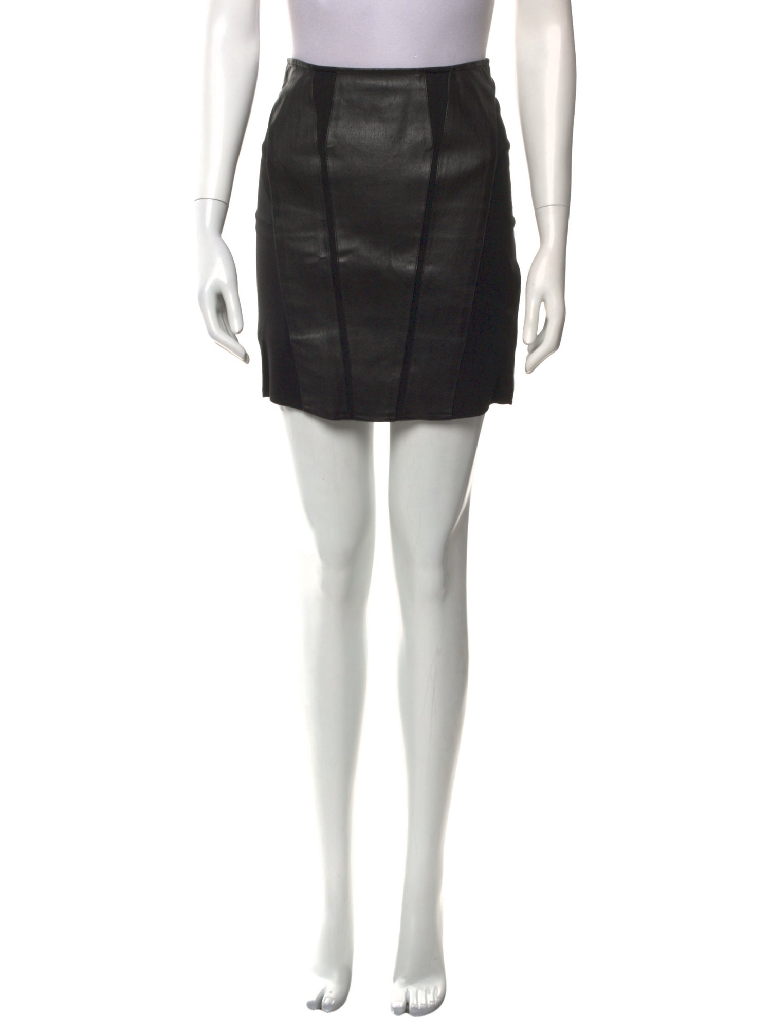 Helmut Lang Leather Mini Skirt