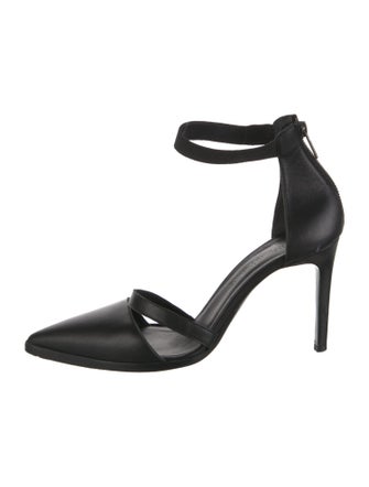 Helmut Lang Leather D'Orsay Pumps