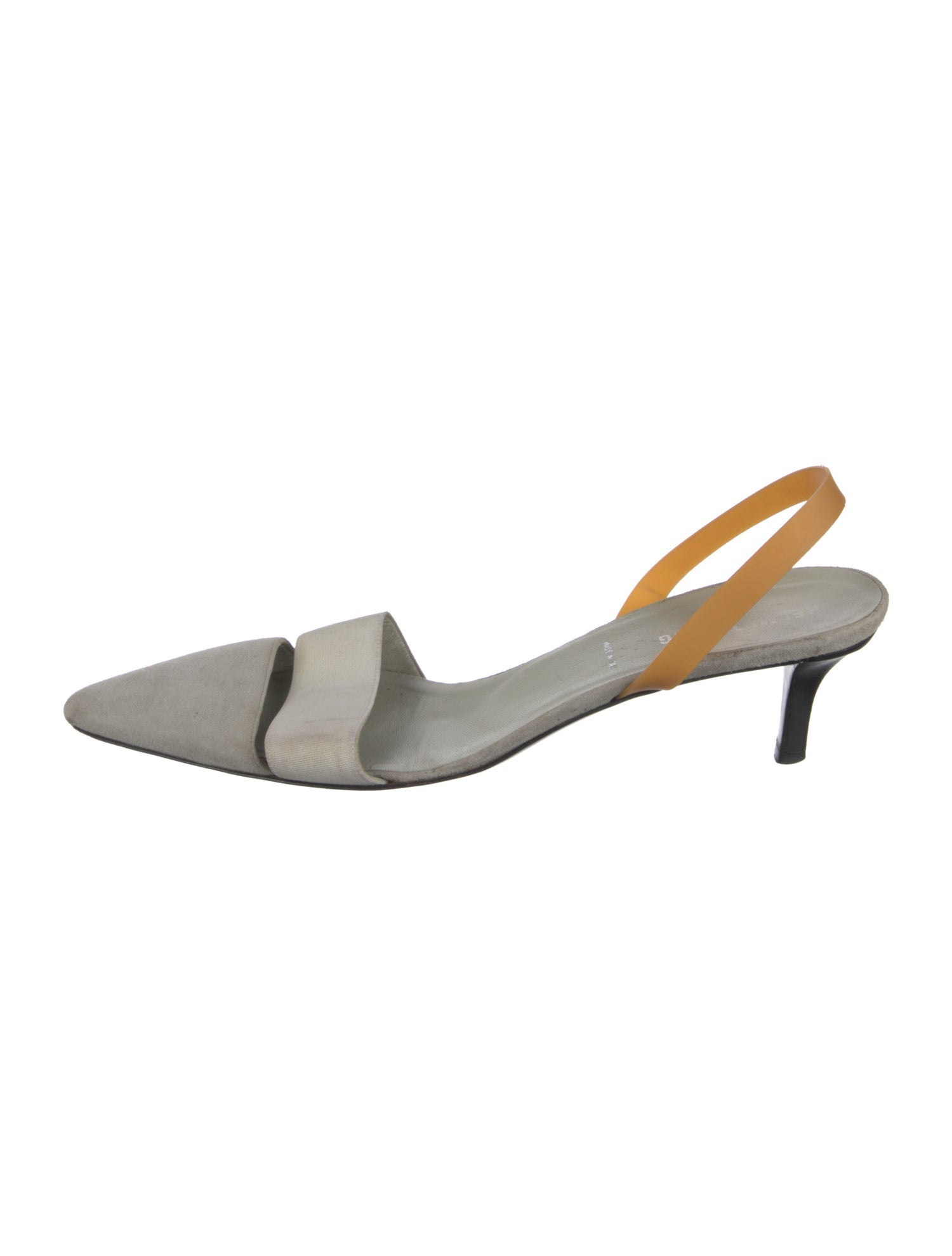 Helmut Lang Vintage Suede Slingback Pumps