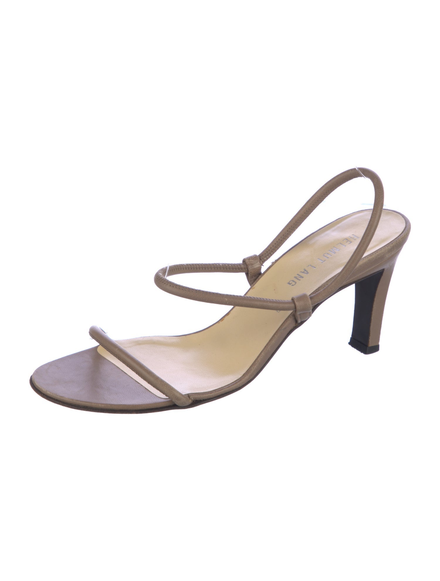 Helmut Lang Vintage Leather Slingback Sandals