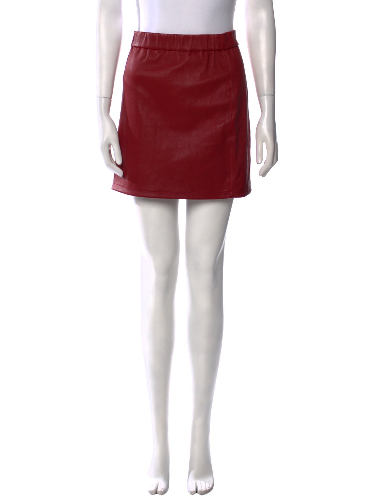 Helmut Lang Leather Mini Skirt