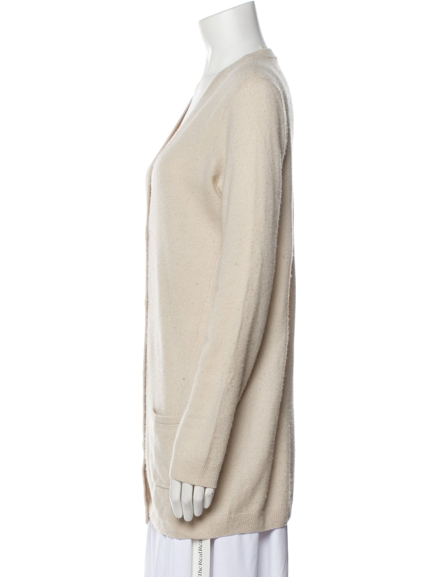 Helmut Lang Cashmere Plunge Neckline Sweater
