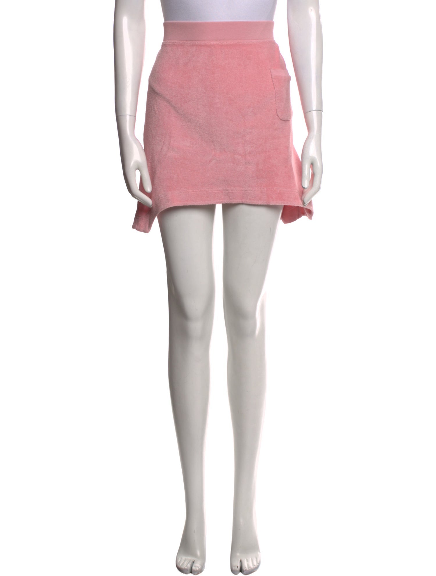 Helmut Lang Raw-Edge Trim Mini Skirt