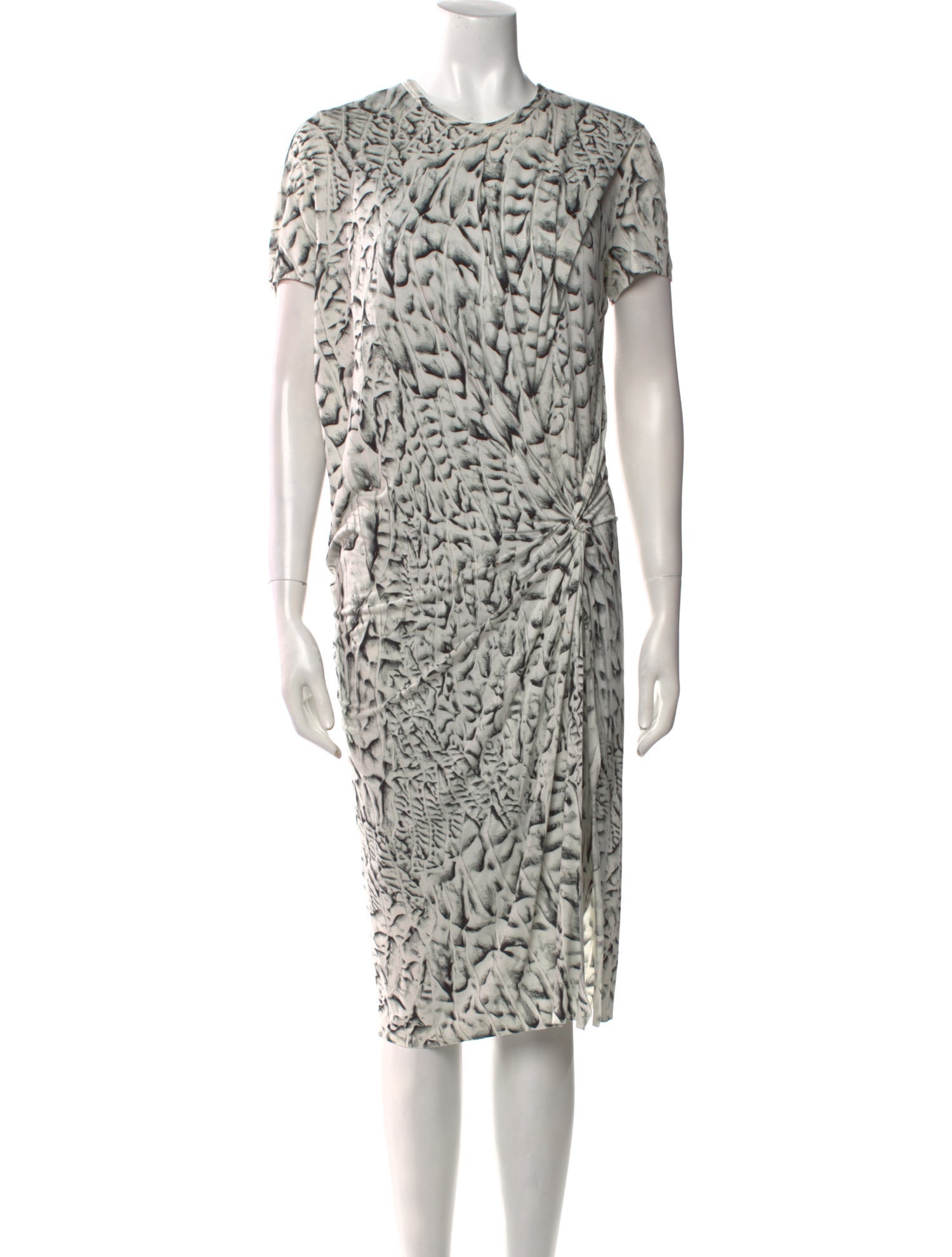 Helmut Lang Printed Knee-Length Dress