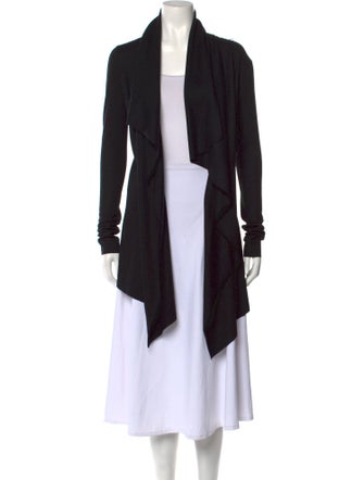 Helmut Lang Wool Open Front Sweater