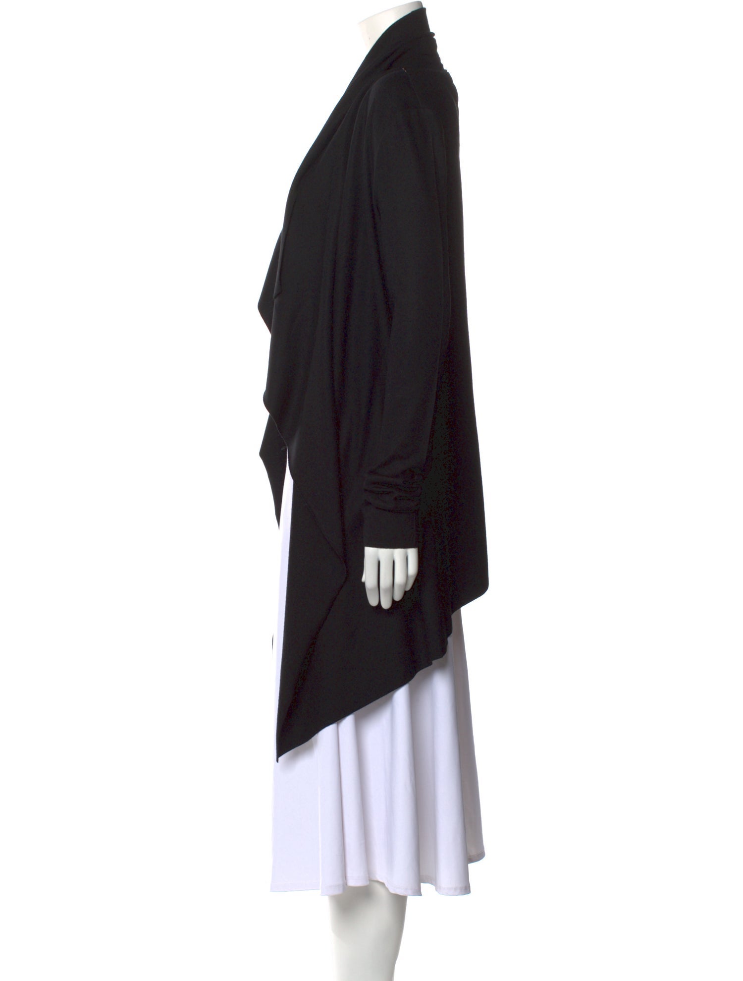 Helmut Lang Wool Open Front Sweater