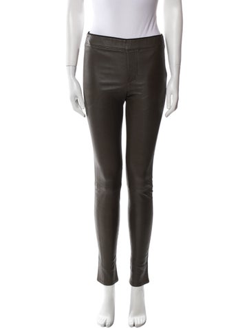 Helmut Lang Pants Leather Skinny Leg US 2 | XS