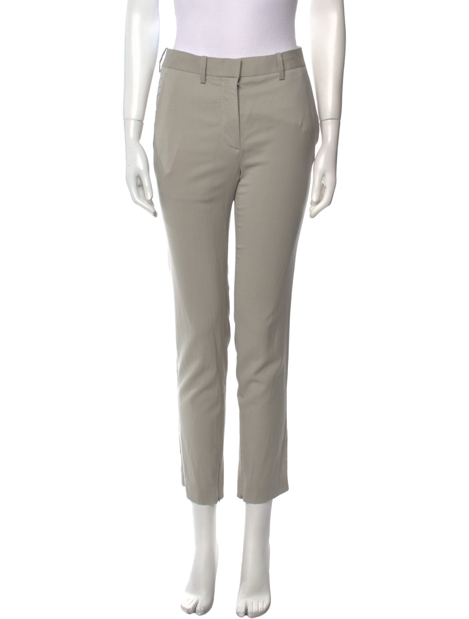 Helmut Lang Virgin Wool Straight Leg Pants