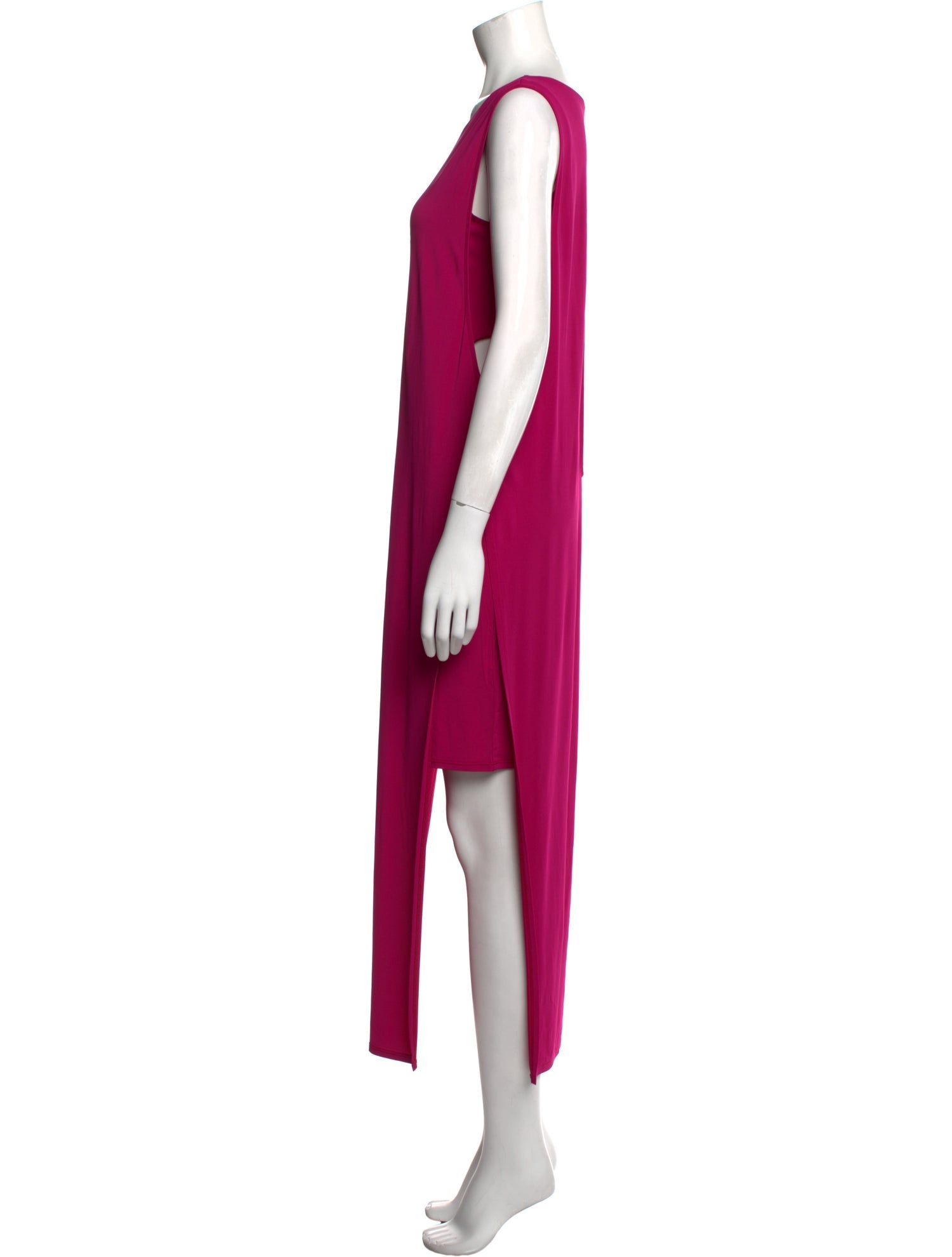 Helmut Lang Crew Neck Long Dress