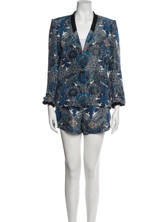 Helmut Lang Printed Short Set