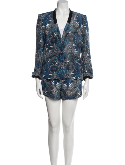 Helmut Lang Printed Short Set