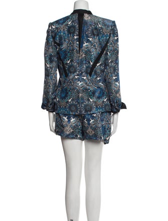 Helmut Lang Printed Short Set