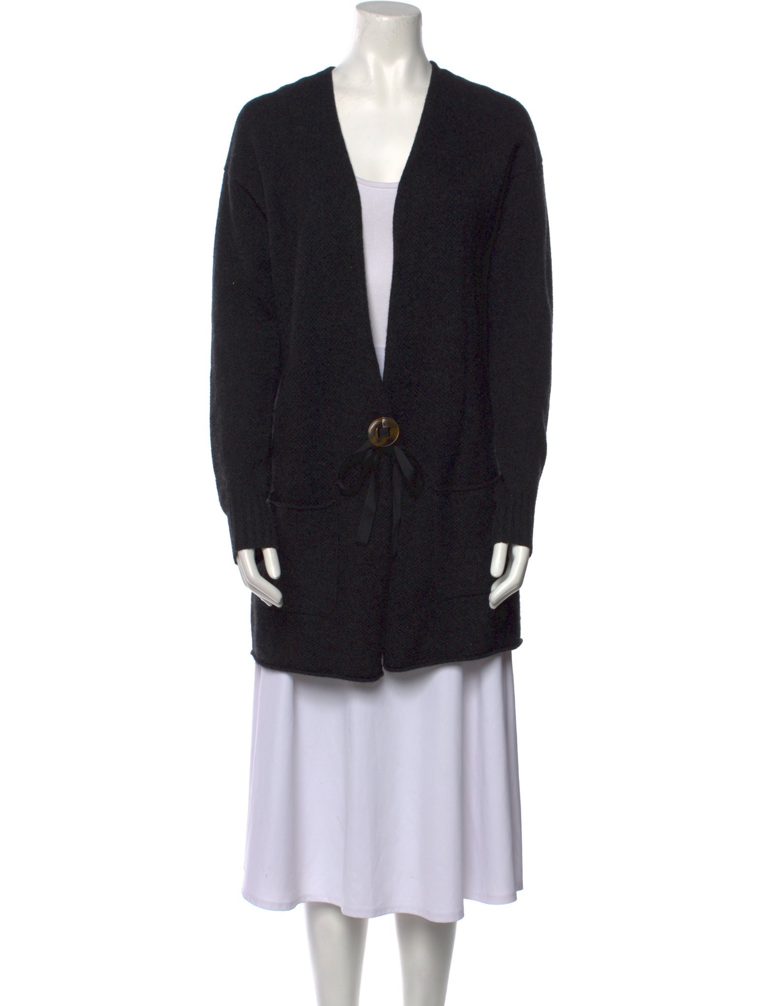 Helmut Lang Wool V-Neck Sweater