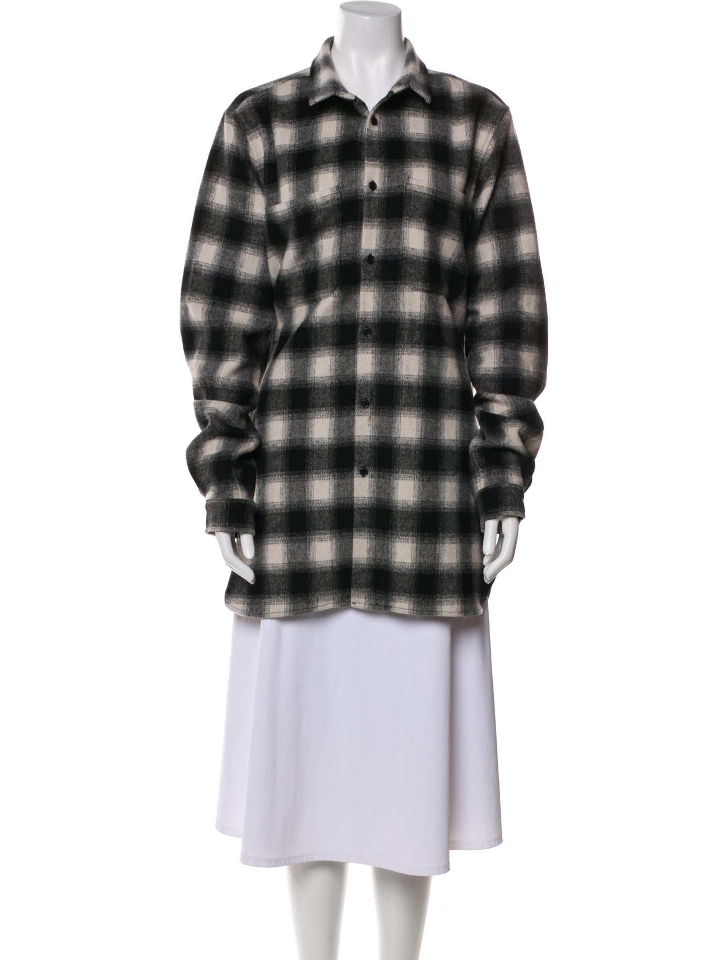 Helmut Lang Plaid Print Jacket