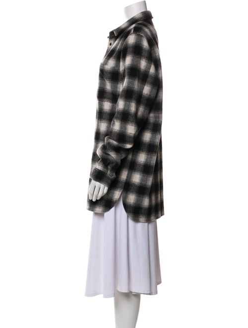 Helmut Lang Plaid Print Jacket