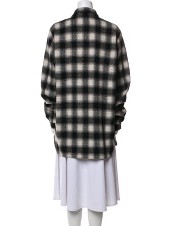 Helmut Lang Plaid Print Jacket