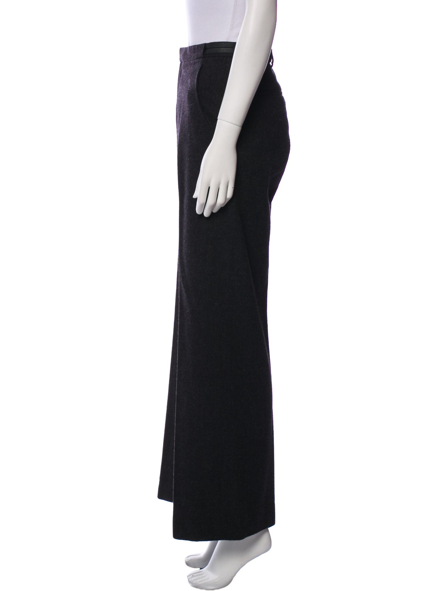 Helmut Lang Cashmere Wide Leg Pants