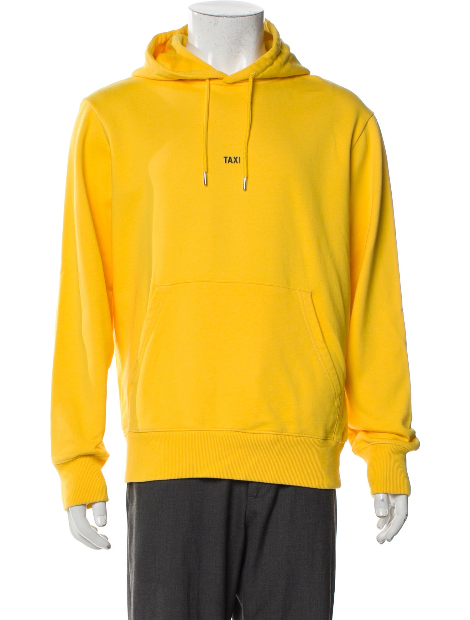 Helmut Lang Graphic Print Mock Neck Hoodie