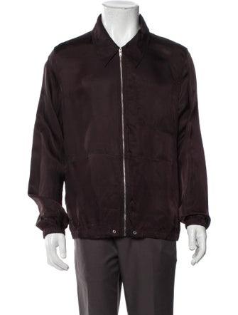 Helmut Lang Silk Bomber Jacket