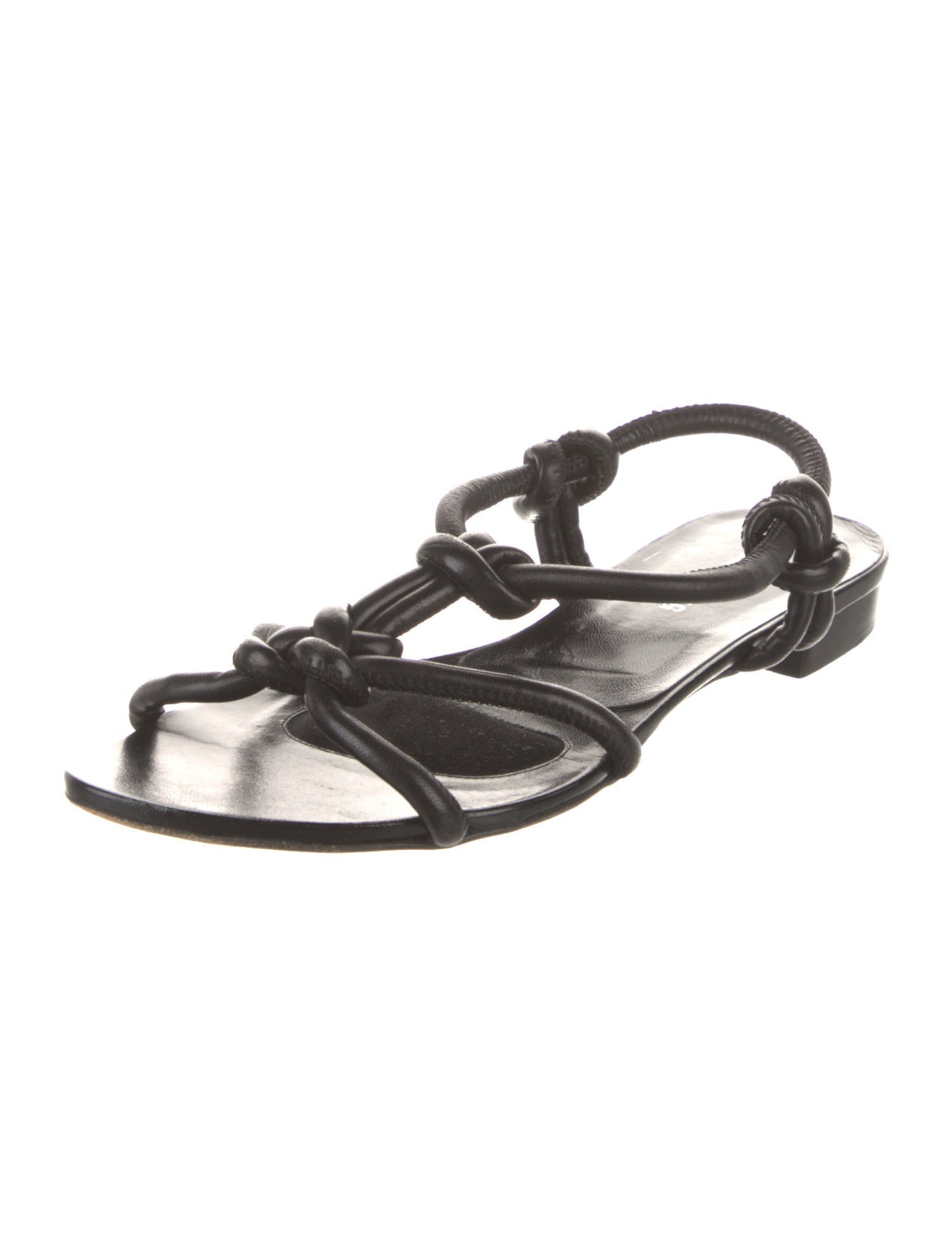 Helmut Lang Vintage Leather Slingback Sandals
