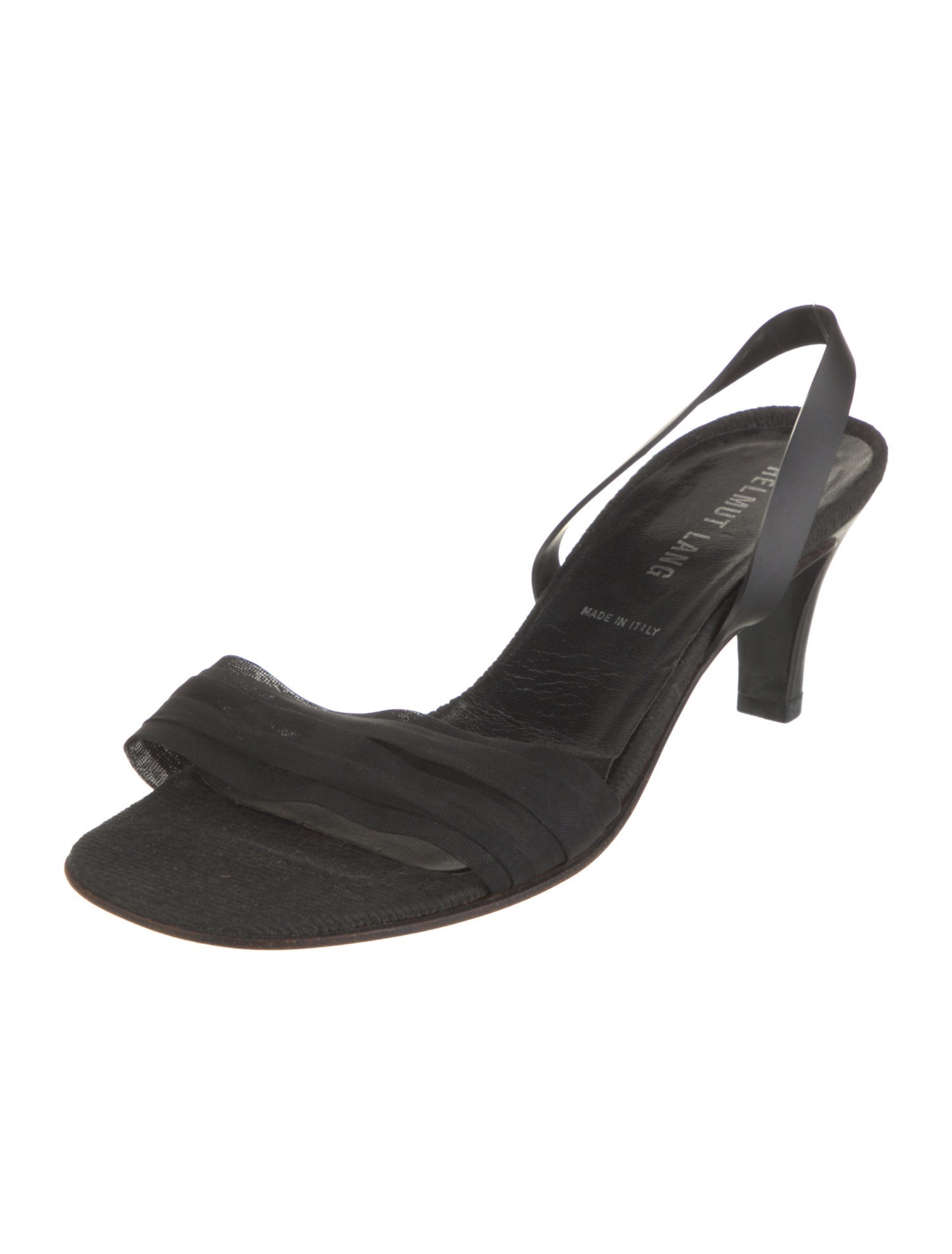 Helmut Lang Vintage Suede Slingback Sandals