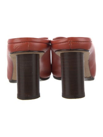 Helmut Lang Leather Mules