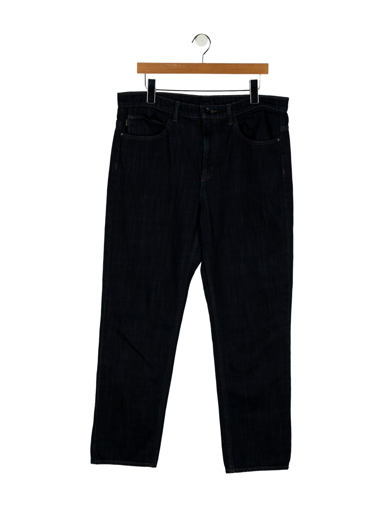 Helmut Lang High-Rise Straight Leg Jeans