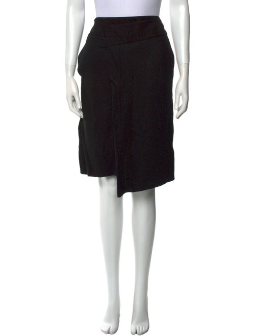 Helmut Lang Wool Knee-Length Skirt