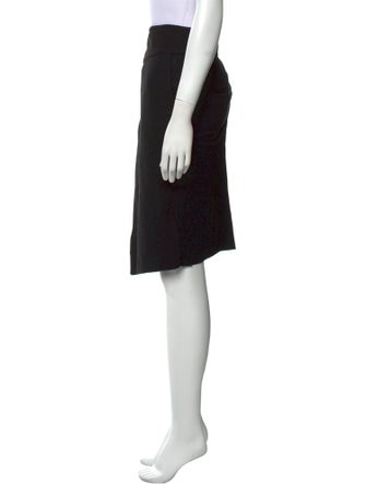 Helmut Lang Wool Knee-Length Skirt