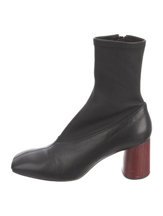Helmut Lang Leather Sock Boots
