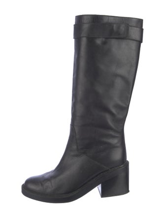 Helmut Lang Leather Riding Boots