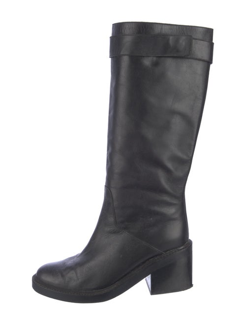 Helmut Lang Leather Riding Boots