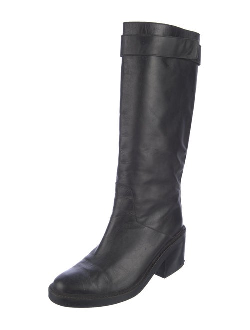 Helmut Lang Leather Riding Boots