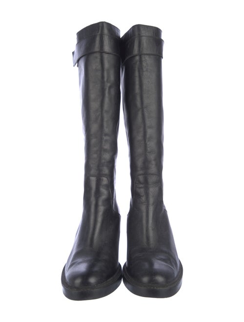 Helmut Lang Leather Riding Boots